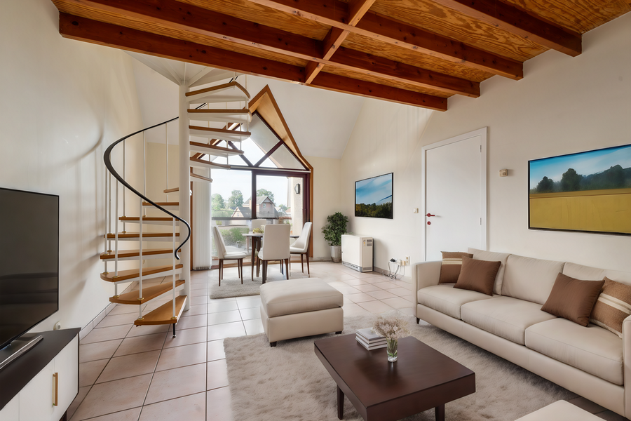 Duplex in het centrum van De Pinte