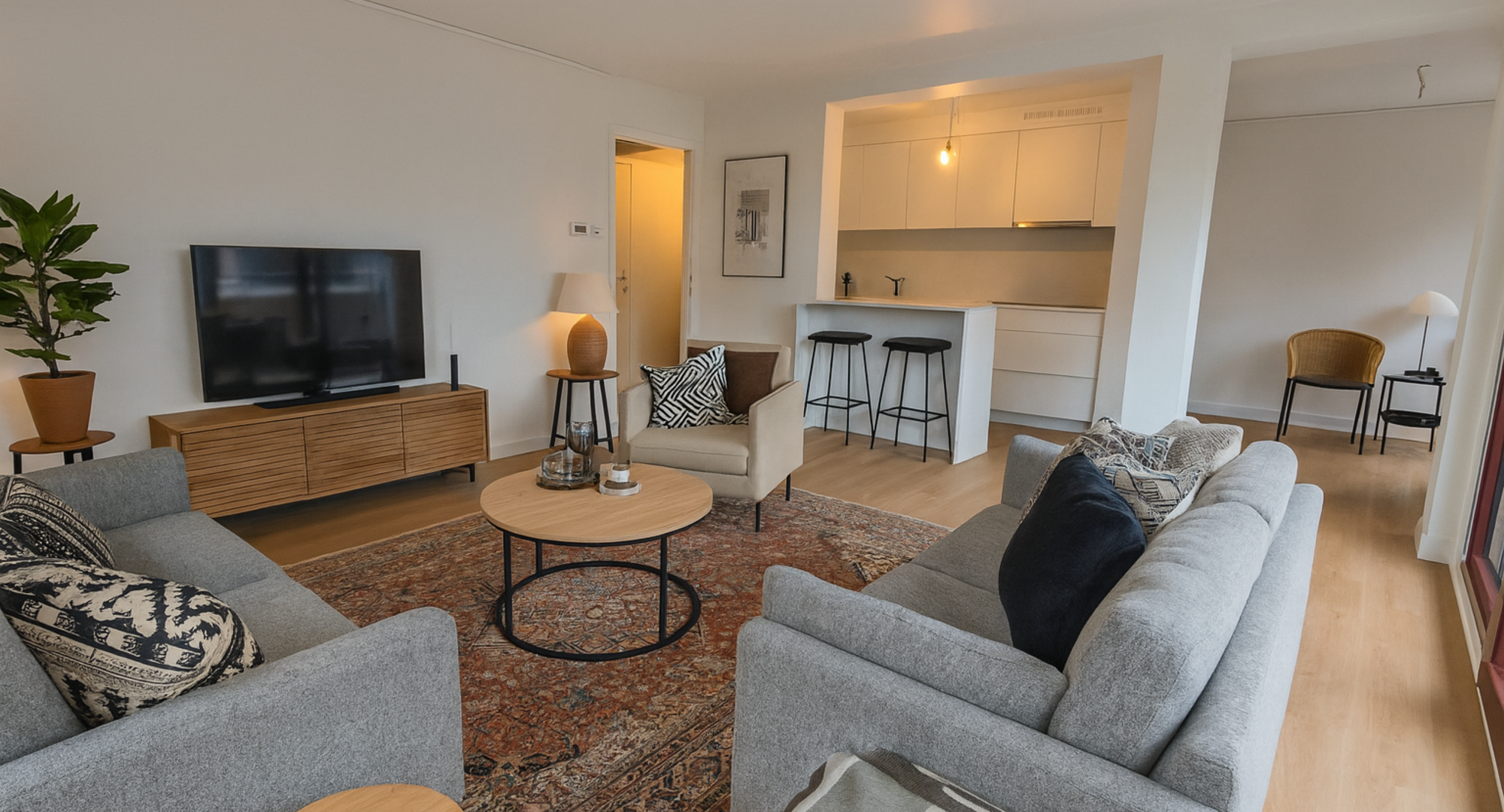 Gerenoveerd appartement in het hart van De Pinte