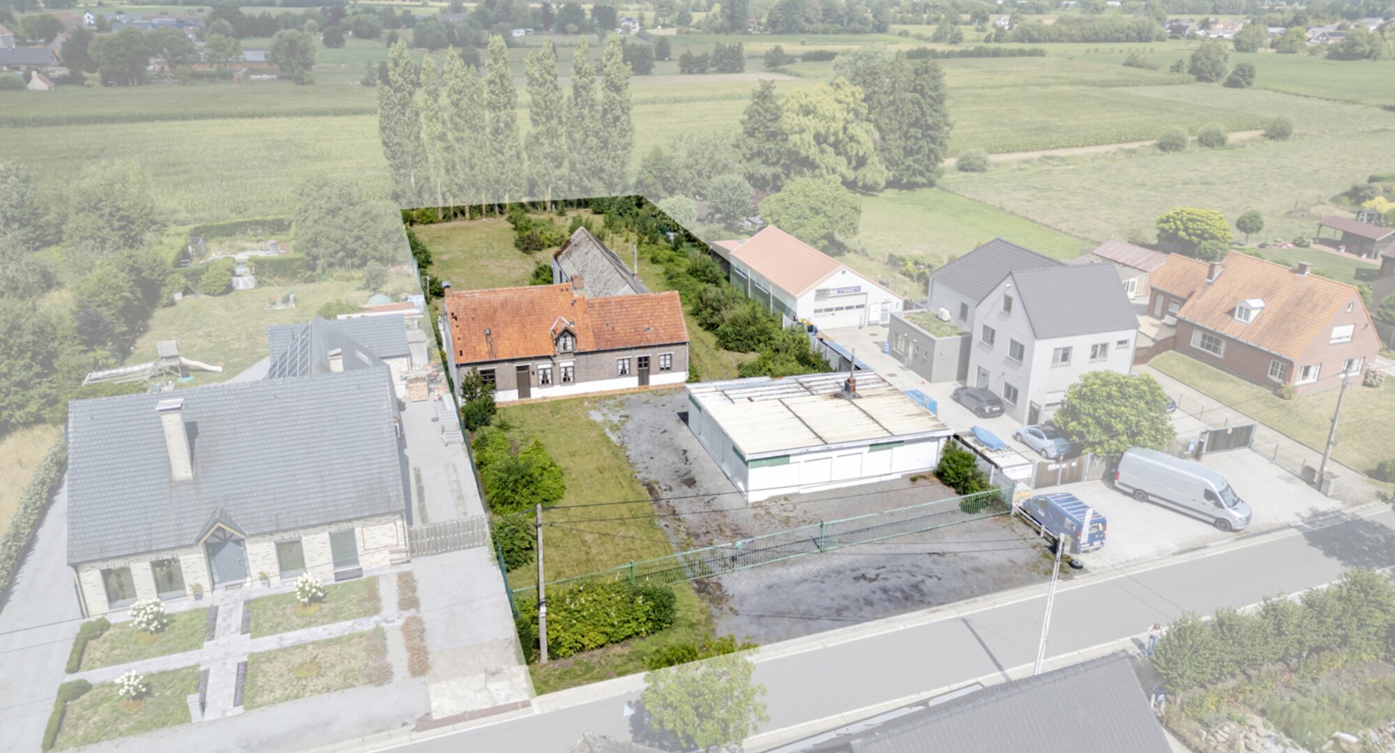 Uniek perceel bouwgrond van 2.509 m² met open zicht op de velden