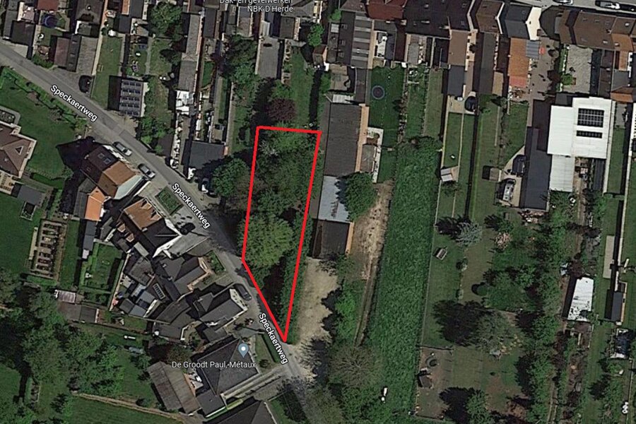 Bouwgrond voor HOB in doodlopende straat