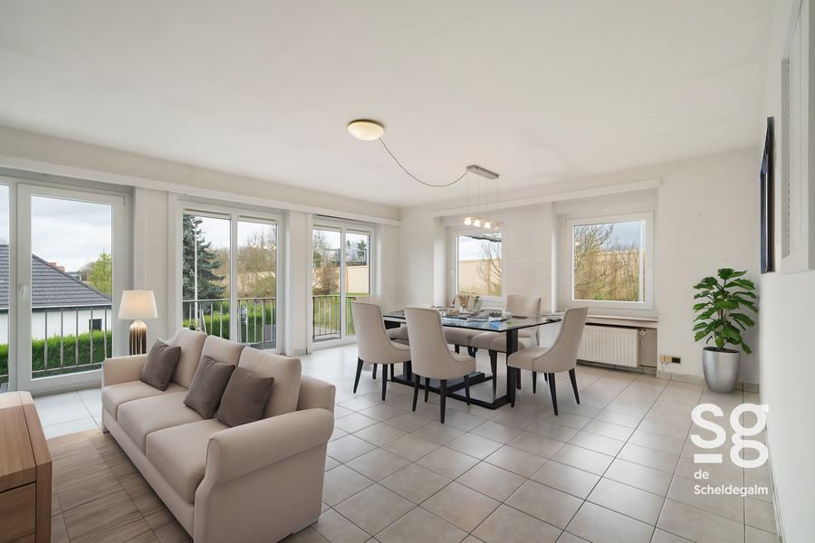 Ruim appartement aan de rand van Gent