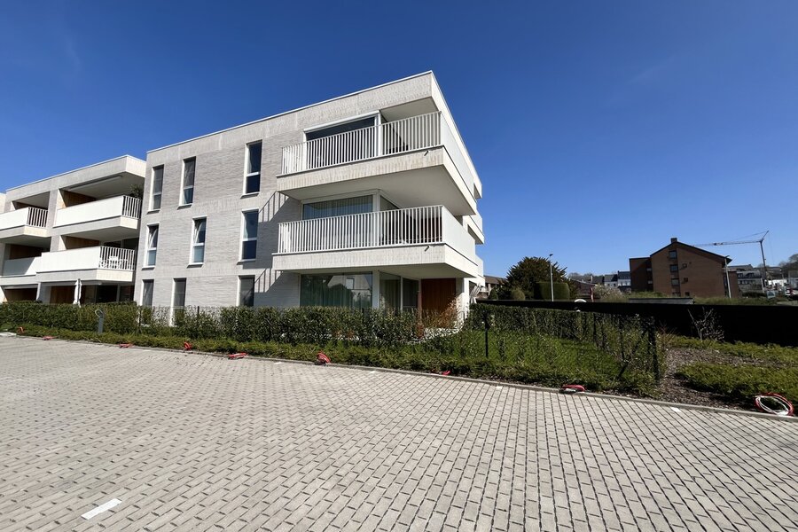 Nieuwbouwappartement met tuin in centrum Gavere