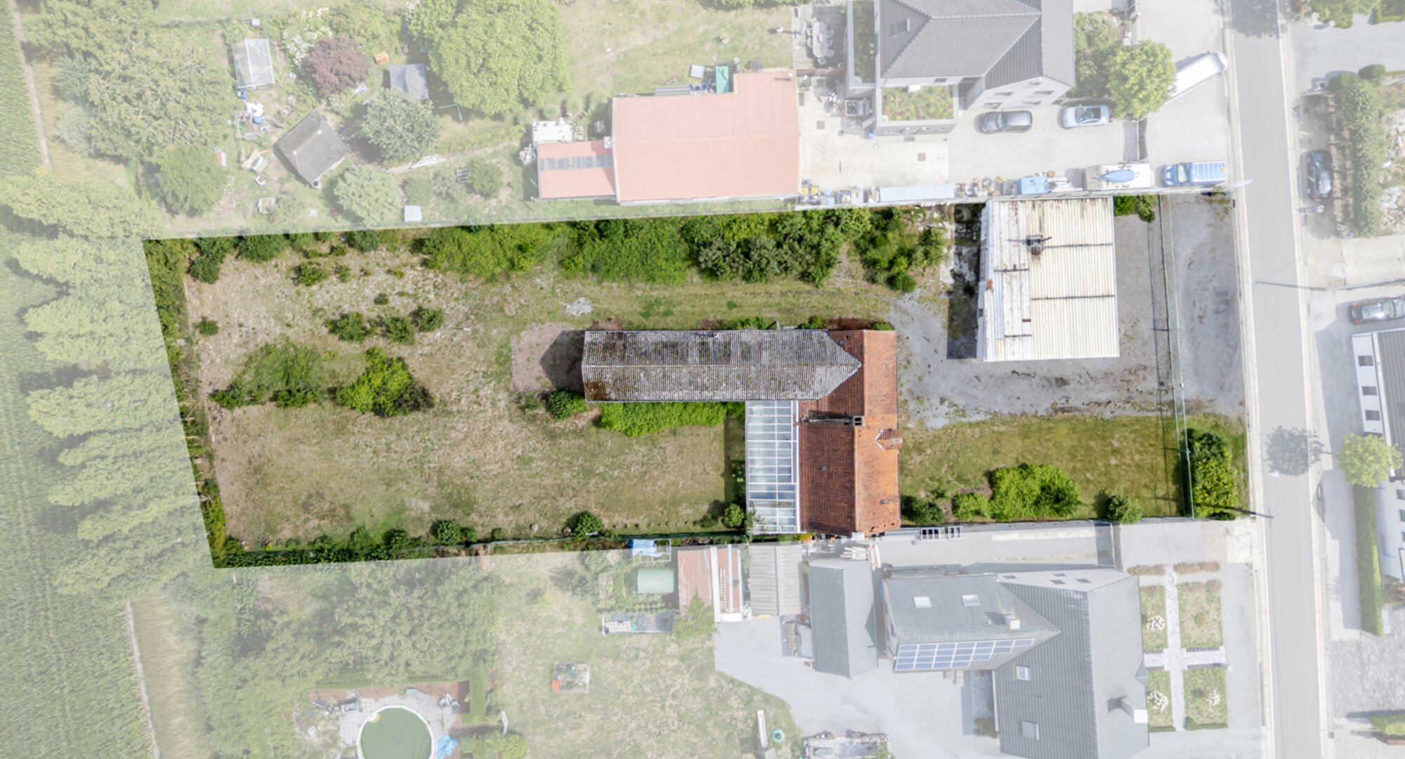 Uniek perceel bouwgrond van 2.509 m² met open zicht op de velden