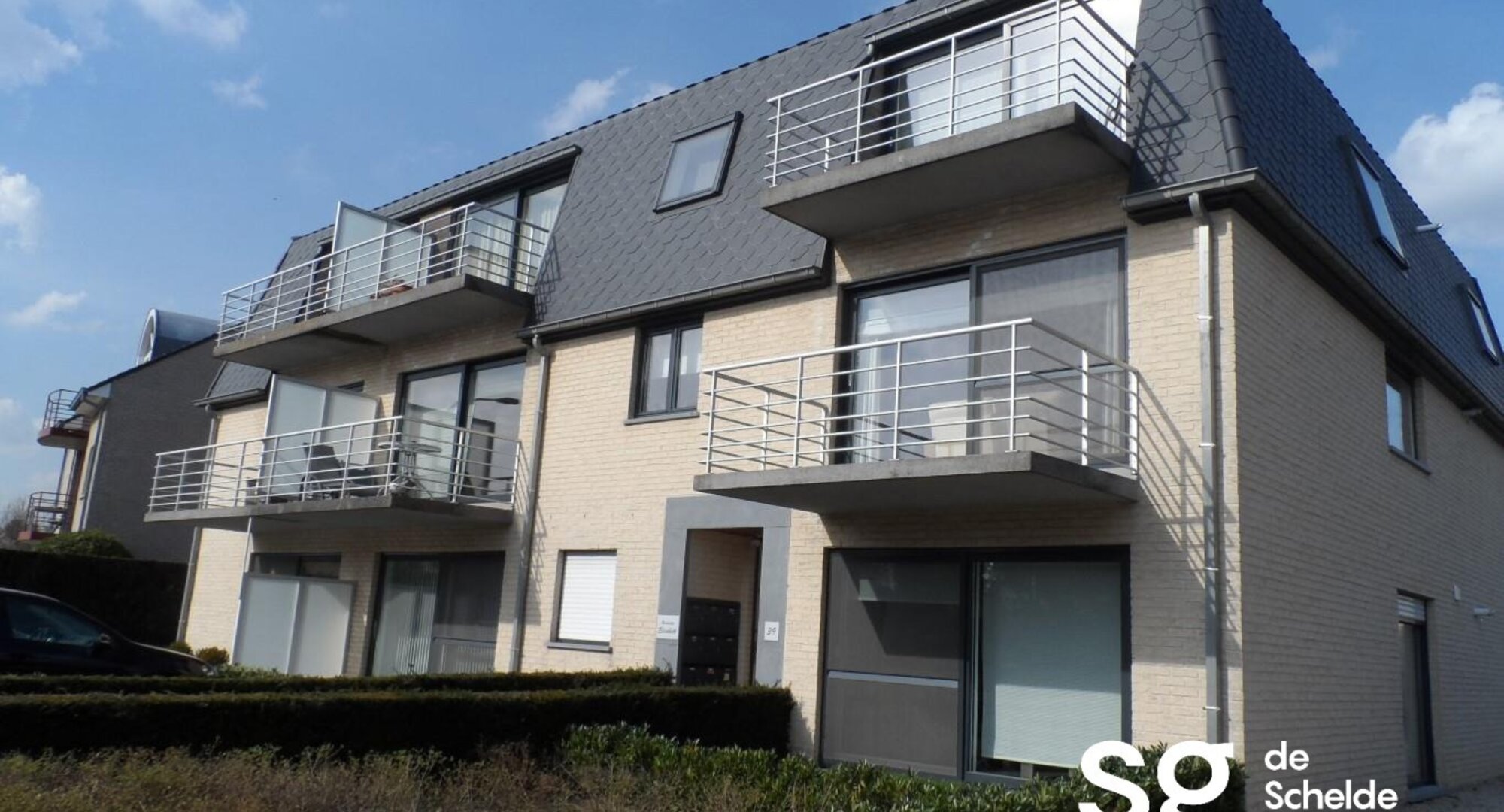 2 slpk-appartement in centrum Eke