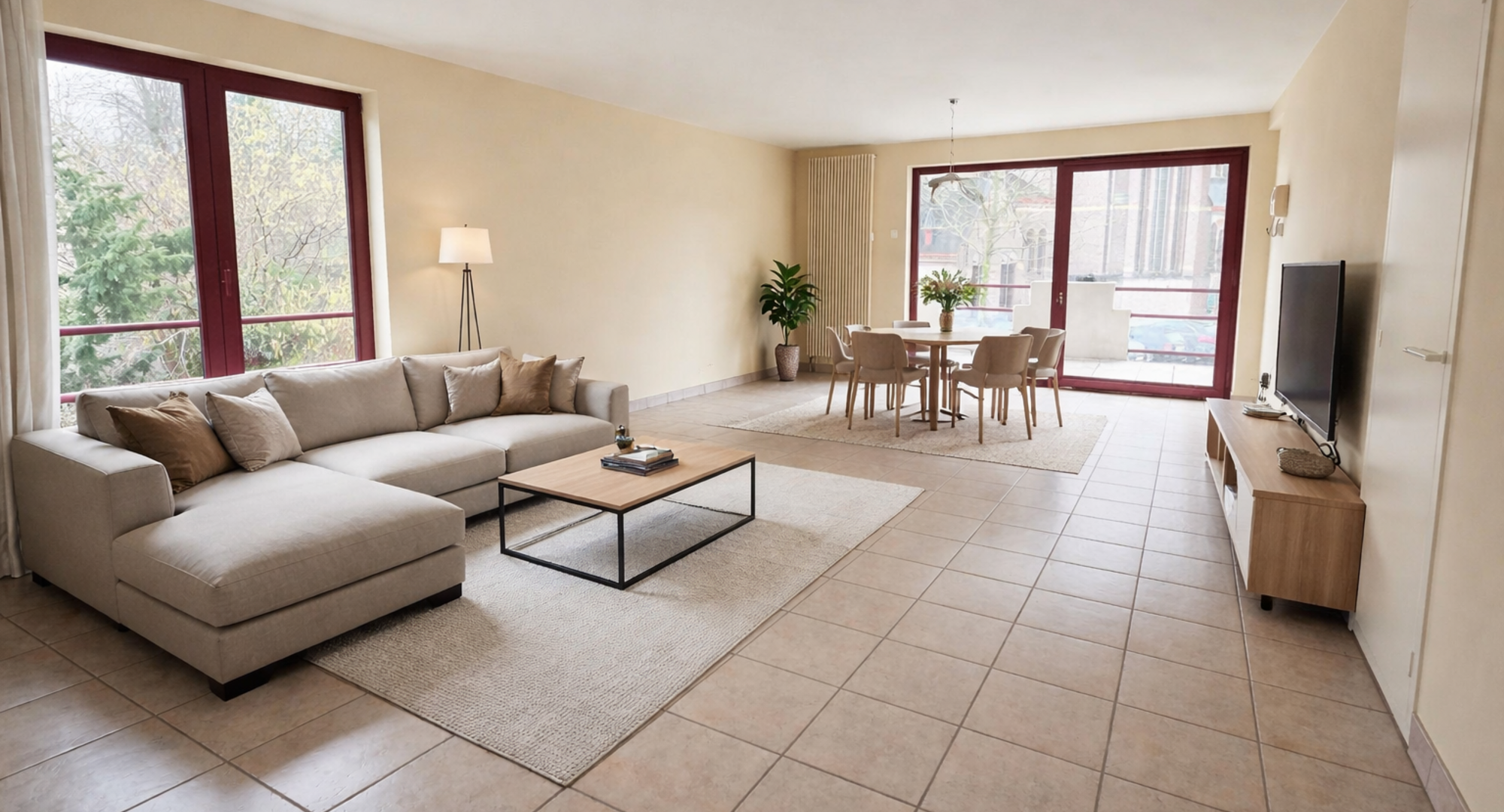 Zeer ruim appartement in het centrum van De Pinte